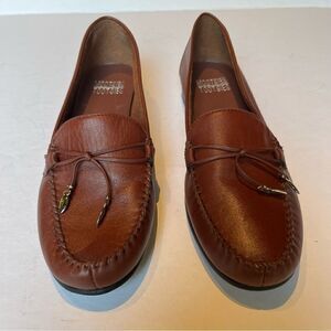 Women's Mootsies Tootsies Loafers Brown Leather Size 9M